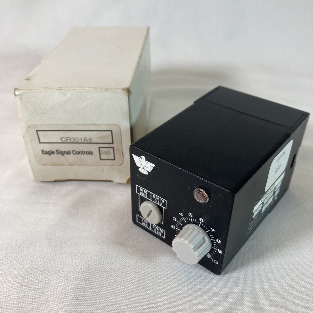 Brand New CR301A6 Eagle Signal Programmable Time Delay Relay 120V 50/60Hz G95