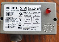 Functional Devices RIBU1C Enclosed Relay – New In Box RIB