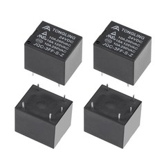 JQC-3FF-S-Z DC 24V Coil SPDT 5 Pin PCB Electromagnetic Power Relay,5X