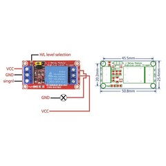 3pcs 1 Channel 5V Relay Module Shield High/Low Level Trigger with Optocouple…