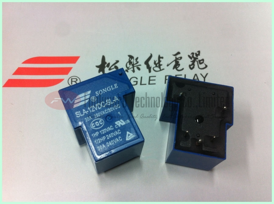 SLA-12VDC-SL-A Power Relay 30A 12VDC T90 5 Pins x 1PC NEW