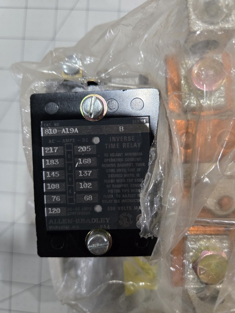 Allen Bradley 810-A19A With Dashpot Fluid