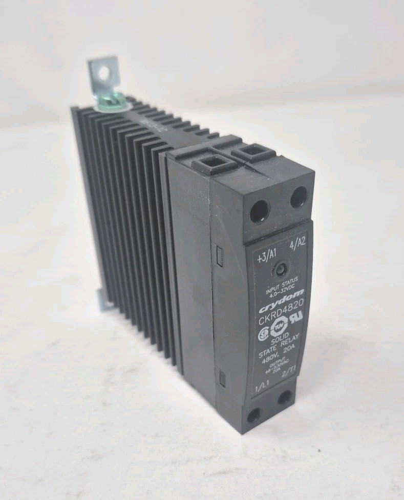 Crydom CKRD4820 Solid State Relay, 480V, 20A, 4.0-32VDC, 48-530VAC -New Open Box