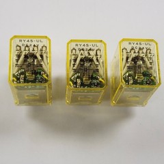 IDEC RY4S-UL Relays ( 3 pcs. ) 24 Volts DC , 14 Pin, New in Original Box