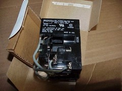 DAYTON 5Z434 Relay, Power , 1 HP @ 120 V , 25 AMP CONTACT AMP RATING .