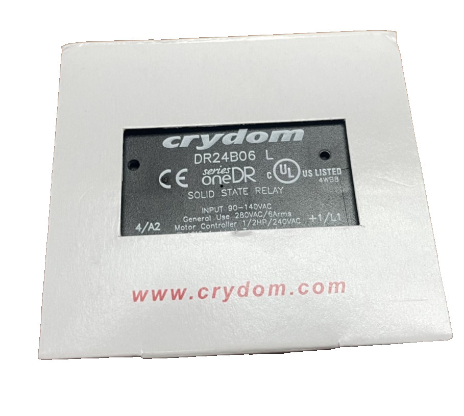 Crydom Dr48d06 Solid State Relay, 3 Phase, Screw Clamp, Din Rail,