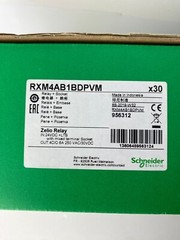 Schneider Electric RXM4AB1BDPVM Relay+Socket 24VDC +LTB 4C/O 6A 250VAC BOX 30ps