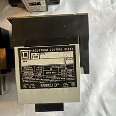 LOT OF 6 Square D 8501 X0 01 Control Relay Series A Type X SEE PICTURES.
