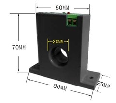 Current Sensing Relay AC 0-100A Normally Open Monitoring Switch 240V