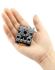 8 Pins Relay Socket, 10 Pack 600 V 10 Amp Octal Socket with Pres Size: 10 Pack