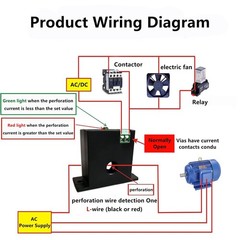 Current Sensing Relay AC Current Sensing Switch 0-30A Normally Closed Current Se
