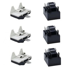 3-Pin PTC Starter Relay Kit QP2-4R7 4.7 Ohm 3 Pin PTC Start Relay Overload