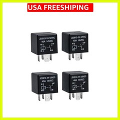 4 Pack Car Relay 4 Pin 12V 40 Amp Model No : JD2912-1H-12VDC 40A 14VDC, Car R…