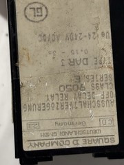 Square D DAR 3 Class 9050 Off – Delay / 110V / 0.15-3 Sec.