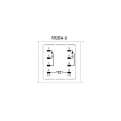 NEW IDEC RR2BA-UDC12V DPDT relay 12VDC 10Amps New 6P1-22