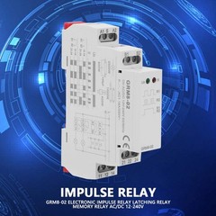 GRM8-02 Electronic Impulse Latching Relay, Memory Relay & Pulse Relay, Din Ra…
