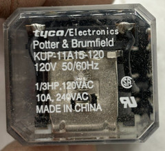 Potter & Brumfield KUP11A15 Gen. Purpose Relay 240V 50/60HZ 1/4HP 120VAC 8Pin ⭐