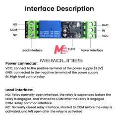 1CH High Level Driver Relay Module Optocoupler Isolated Drive Control Board DIY