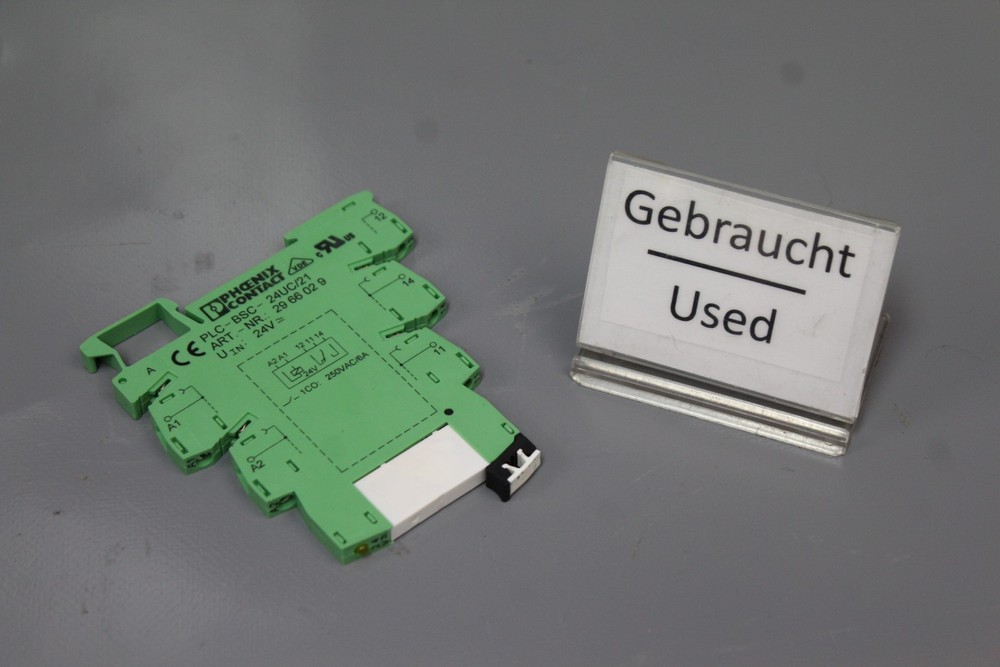 Phoenix Contact PLC-BSC-24UC/21 2966029 Relay 24V Used