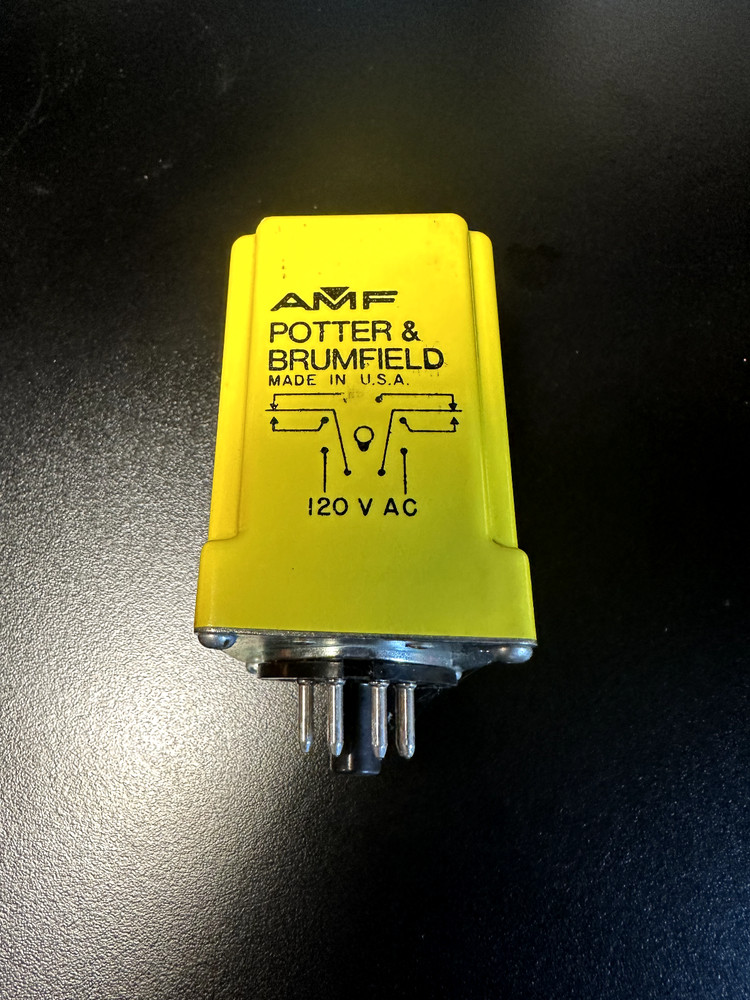 Potter & Brumfield CDB-38-70003 Time Delay Relays Vintage Clean Industrial 1pc