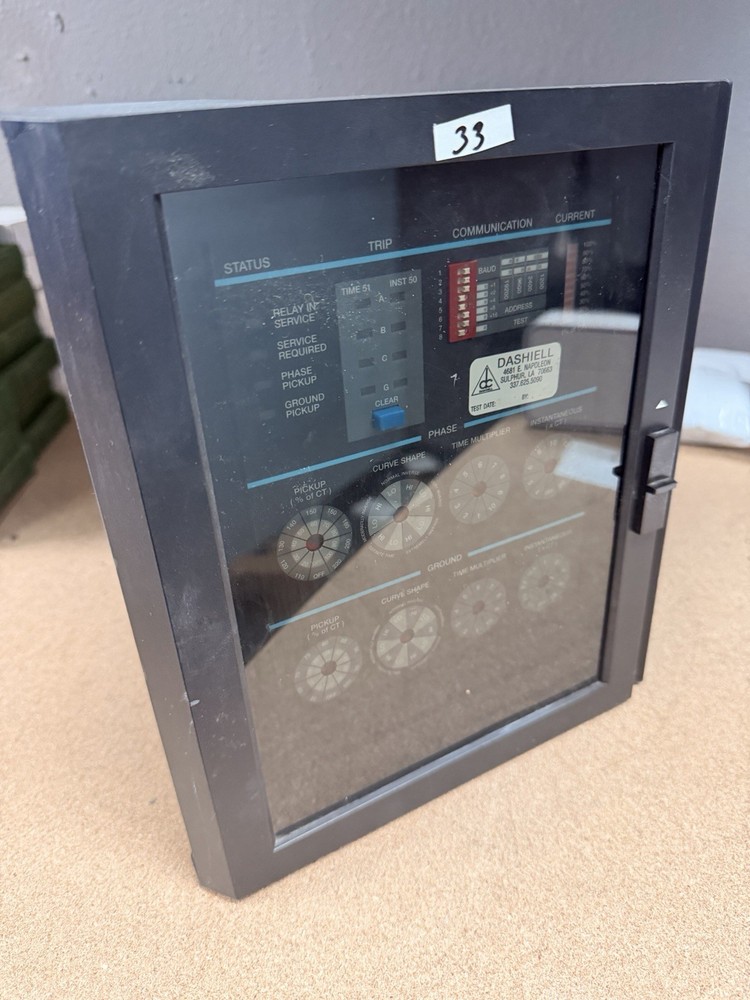 GE Multilin Feeder Protection Relay w/Case 735-5-5-HI-485, FOR PARTS/ REPAIR