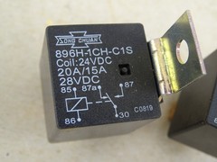 (2) Song Chuan 5-Pin Power Relay 24VDC 20A/15A 28VDC , 896H-1CH-C1S