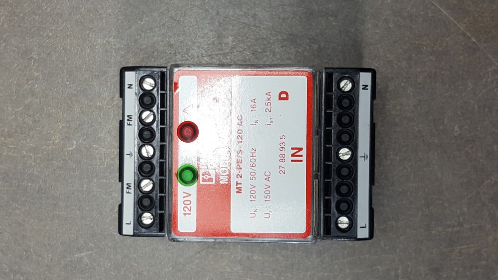 Type 3 surge protection device, MODUTRAB MT-2PE/S-120AC – 2788935.