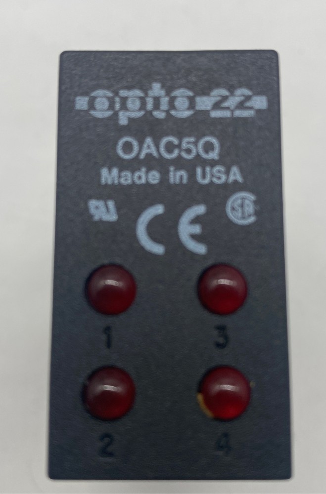 Opto 22 OAC5Q Quad Pak 4-channel AC Output 12-240 VAC, 5 VDC Logic