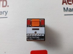 Lot of 2X Schrack Pt570730 Pliu-in Relay 6a/250v
