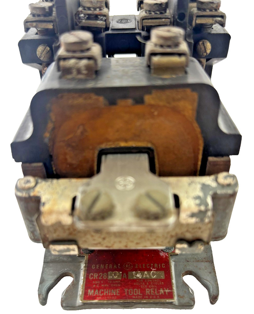 GE General Electric CR2810A 14AC Machine Tool Relay 600V 10 Amp