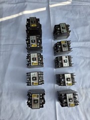 10 RELAYS LOT. CUTLER HAMMER D26MB SER. A2 110/120V 10A NSNP. CLEARANCE LOT.