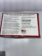 NEW Functional Devices RIB2401B / Enclosed Relay / 20A / SPDT