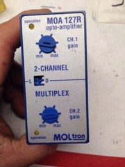 New Moltron 2 Channel Opto Amplifier MOA-127R 24V Warranty Fast Shipping!