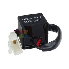 LED Flasher Relay 2 Pin Plug For Motorcycle Turn Signal Flash Controller Blink