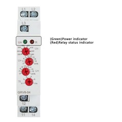 GRV8-04 3-Phase Voltage Monitoring Relay Phase Sequence Phase Failure Protec CX4