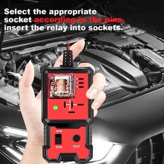 12V Relay Tester 4/5 Pin Automotive Car Diagnostic Tool LED for Vehicle Testing