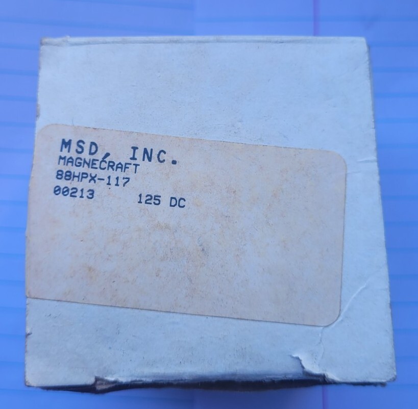 MSD Inc Magnecraft 88HPX-117 Relay
