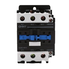 1X DIN Rail Mount AC Contactor 3 Pole One NO NC 110V Coil 60A CJX2-4011