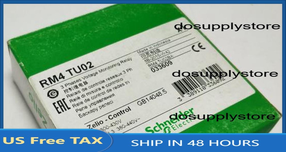NEW SCHNEIDER RM4TU02 3-phase Control Relay Voltage Monitoring Relay