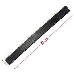40PCS Pin Header, 2.54mm 40Pin Male and Female Header Pins Breakaway PCB Boar…