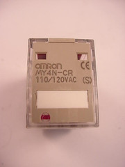 Omron MY4N-CR 110/120VAC Relay NEW Ships on the Same Day of the Purchase