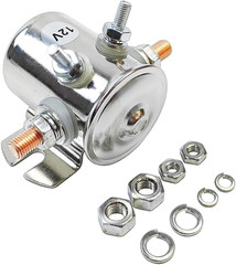 Max 300A 12 Volt 4-Terminal Continuous Duty Solenoid Relay Nickel-Plating | Fits