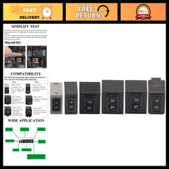 Relay Tester Diagnostic Tool Kit – Fuel Pump Relay Bypass Switch, 6 Pack