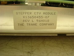 TRANE X13650455-07 STEPPER CTV MODULE REV L 96H018 ***XLNT***