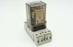 2x Socket Relay SCHRACK RN 301024 Plug-In Relay 24V DC 3W 5A 11-poil Socket Z345