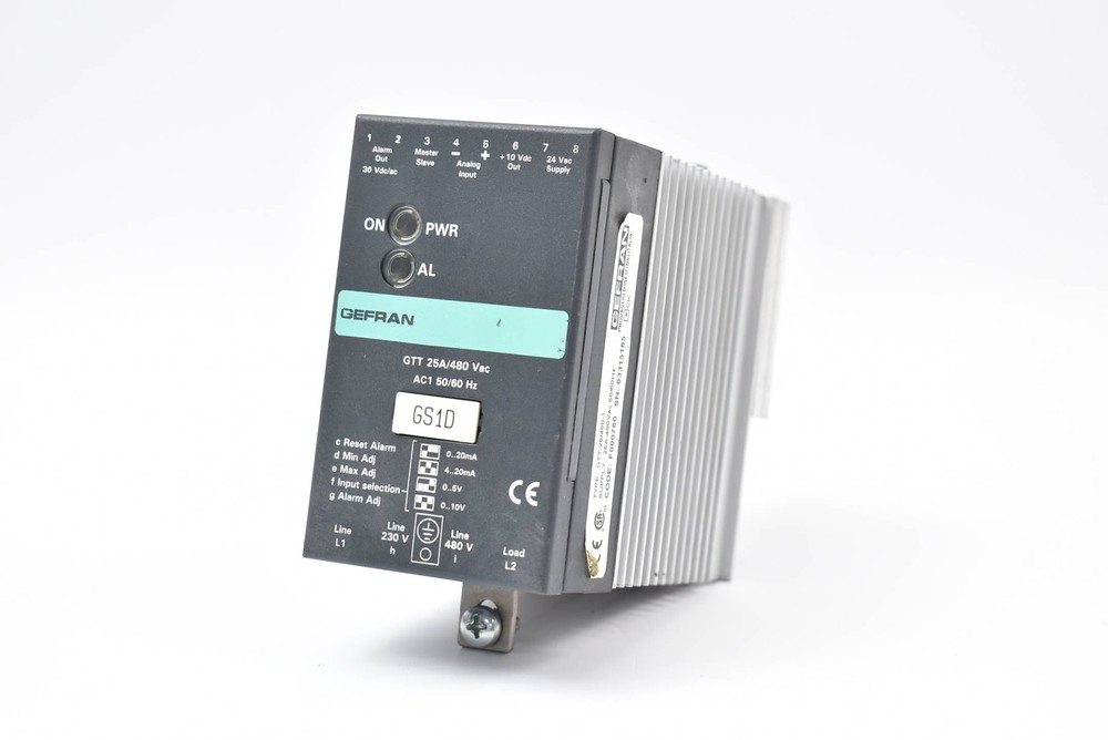 Gefran Solid State Relay 25A 480VAC 50/60Hz GTT-25/480-1 ( F000760 )