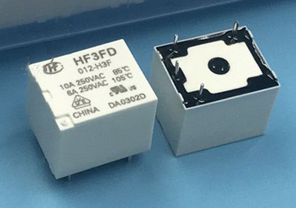 1PC HONGFA HF3FD-012-H3F Power Relay 10A 250VAC 85°C- 6A 250VAC 105°C 4Pin