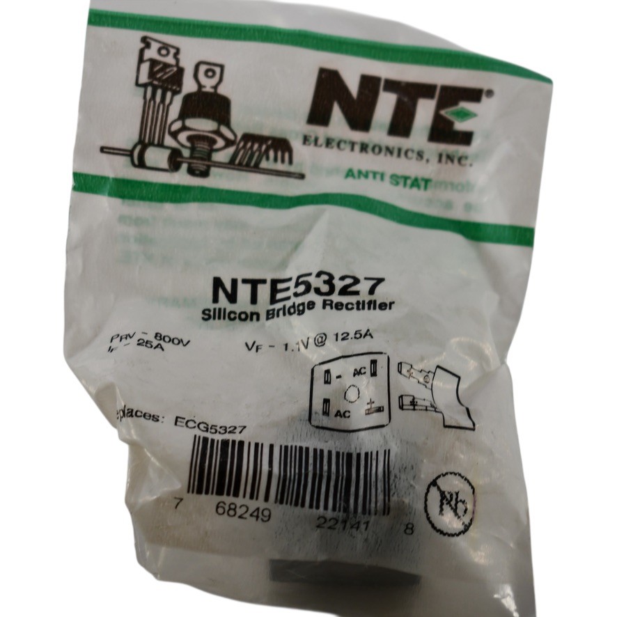 NEW NTE NTE5327 Bridge Rectifier 25A 800V Full Wave Single Phase Module