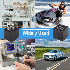 4 PCS Relays, 5 Pin Relay, 40A Waterproof Car Relays, 12V Relay Switch for Elect