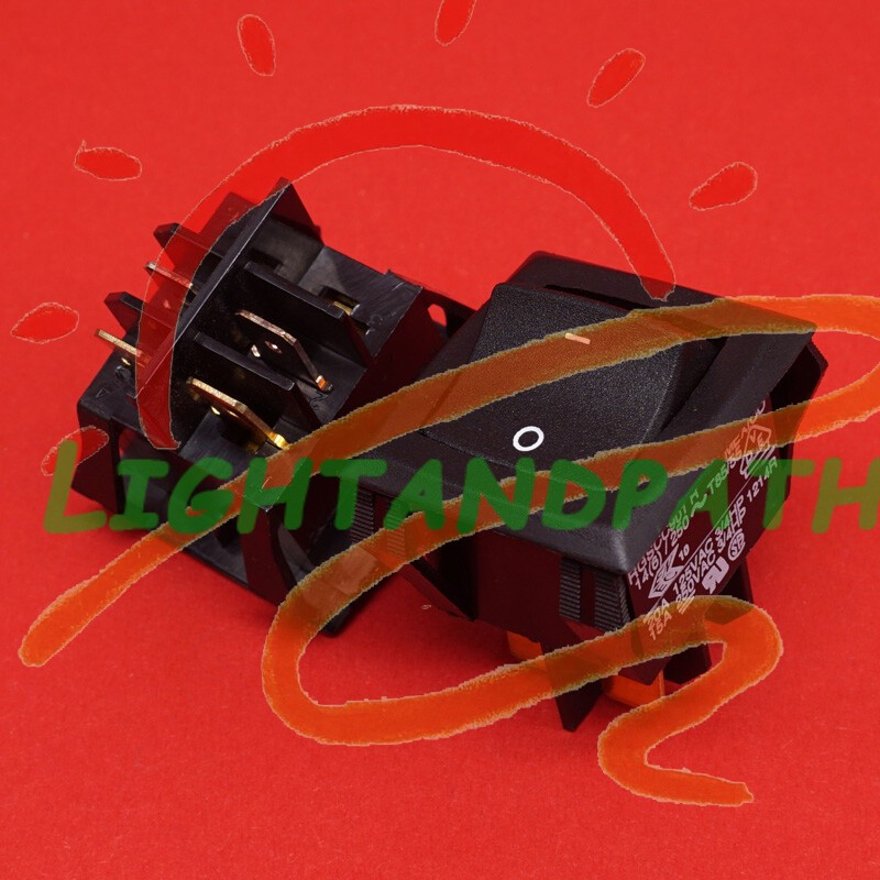 RGSCC901-R-B-B-D Carling Technologies Switch Rocker Dpdt 20A 250V Blac 2PCS New